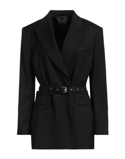 Acne Studios Woman Blazer Black Size 8 Viscose, Wool