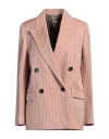 ACNE STUDIOS ACNE STUDIOS WOMAN BLAZER BLUSH SIZE 6 LINEN, VISCOSE