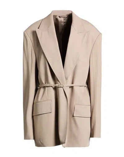 Acne Studios Woman Blazer Light Grey Size 10 Viscose, Wool In Neutral