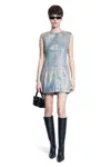 Acne Studios Woman Blue Dresses In Blue