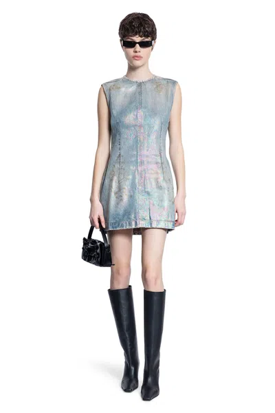 Acne Studios Woman Blue Dresses