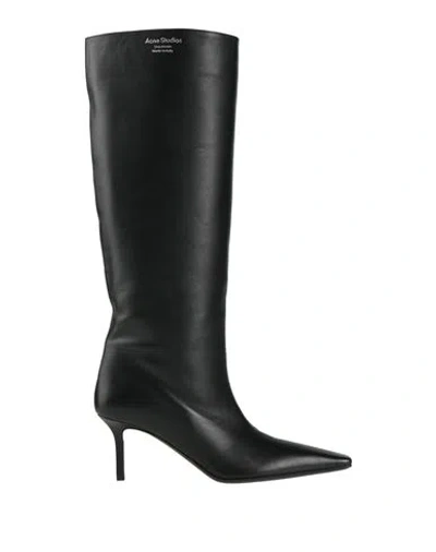 ACNE STUDIOS ACNE STUDIOS WOMAN BOOT BLACK SIZE 6 LEATHER