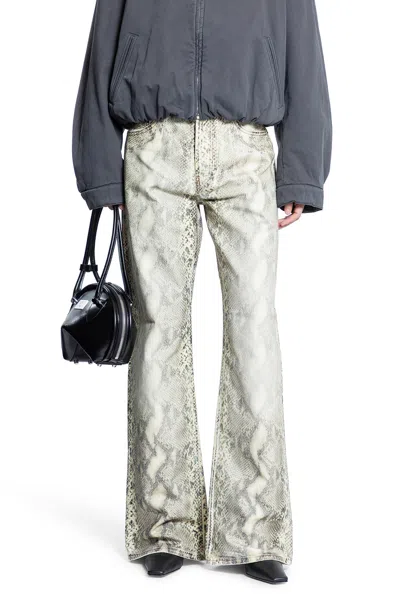 Acne Studios Woman Brown Jeans