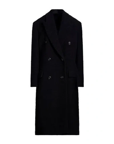 Acne Studios Woman Coat Black Size 4 Wool, Polyester, Nylon