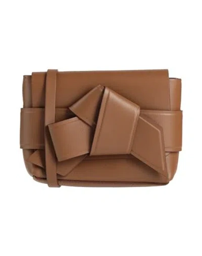 Acne Studios Woman Cross-body Bag Brown Size - Leather