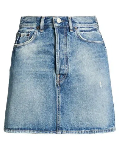 Acne Studios Woman Denim Skirt Blue Size 10 Cotton