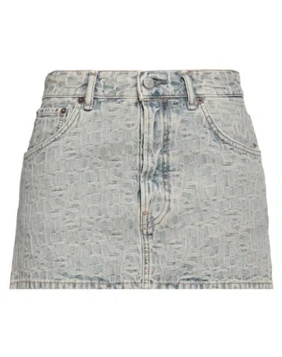 Acne Studios Woman Denim Skirt Blue Size 4 Cotton