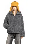 Acne Studios Woman Grey Jackets In Gray