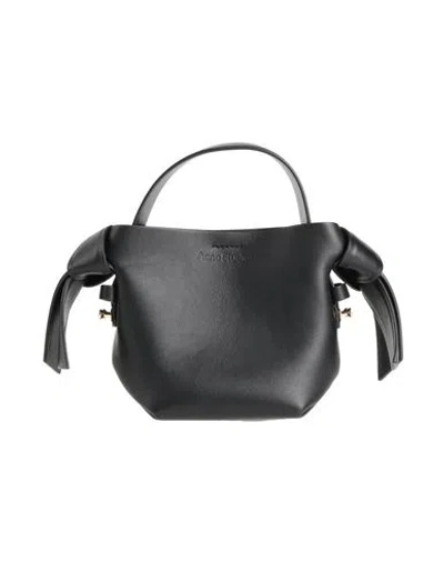 Acne Studios Woman Handbag Black Size - Soft Leather In Black
