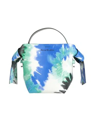 Acne Studios Woman Handbag Blue Size - Leather