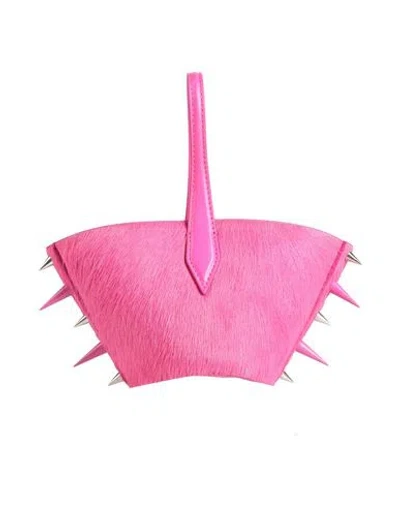 Acne Studios Woman Handbag Fuchsia Size - Leather In Pink