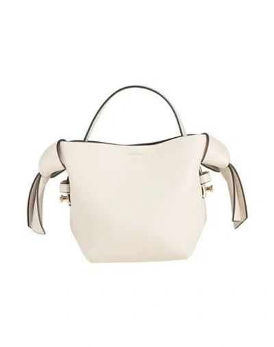 Acne Studios Woman Handbag Ivory Size - Soft Leather In White