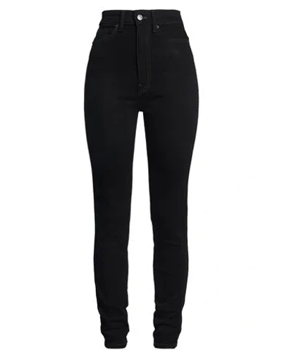 Acne Studios Woman Jeans Black Size 26w-32l Cotton, Elastane