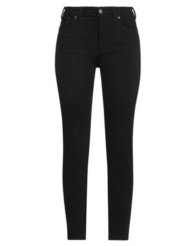 Acne Studios Woman Jeans Black Size 28w-32l Cotton, Polyester, Elastane