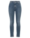 Acne Studios Woman Jeans Blue Size 25w-32l Cotton, Polyester, Elastane In Blue