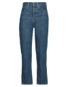 Acne Studios Woman Jeans Blue Size 27w-34l Cotton In Blue