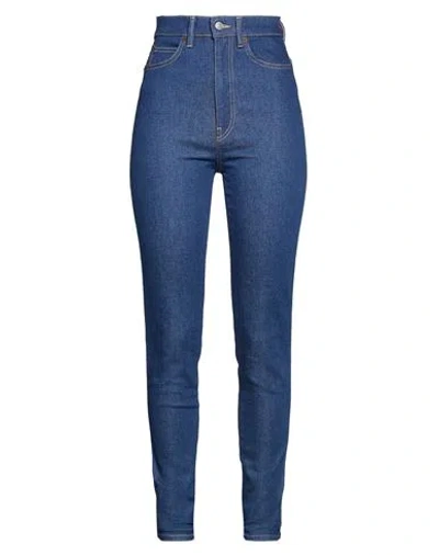 Acne Studios Woman Jeans Blue Size 28w-32l Cotton, Elastane