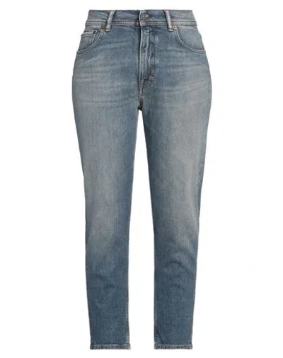 Acne Studios Woman Jeans Blue Size 30w-30l Cotton, Elastane