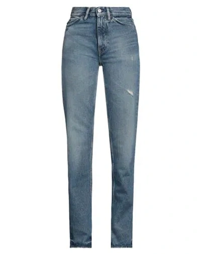 Acne Studios Woman Jeans Blue Size 31w-32l Cotton