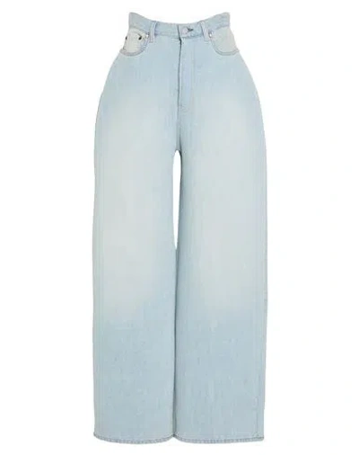 Acne Studios Woman Jeans Blue Size 4 Polyurethane