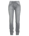 Acne Studios Woman Jeans Grey Size 30w-32l Cotton, Elastomultiester, Elastane In Gray