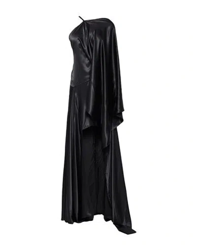Acne Studios Woman Maxi Dress Black Size 6 Polyester, Elastane