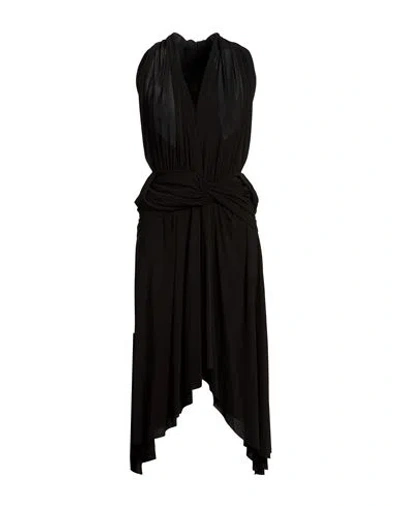 Acne Studios Woman Midi Dress Black Size 8 Viscose