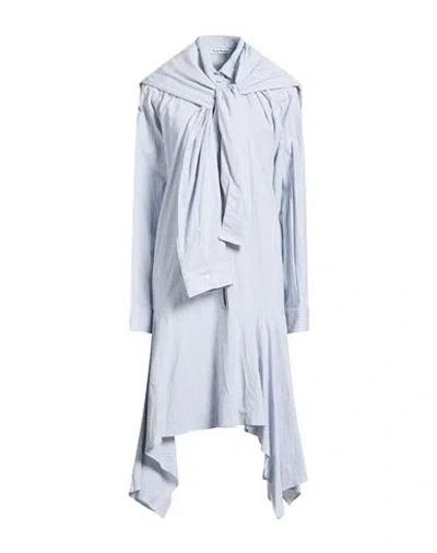 Acne Studios Woman Midi Dress Light Blue Size 0 Viscose, Cotton