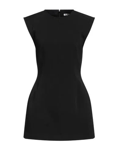 Acne Studios Woman Mini Dress Black Size 4 Polyester, Wool, Elastane