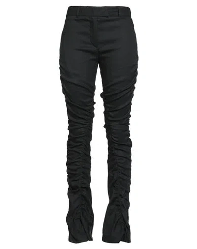 Acne Studios Woman Pants Black Size 10 Linen, Viscose, Elastane