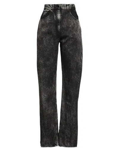 Acne Studios Woman Pants Black Size 6 Viscose In Gray