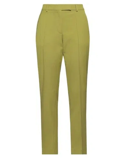 Acne Studios Woman Pants Green Size 8 Polyester, Wool In Green