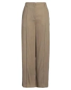 Acne Studios Khaki Straight-leg Trousers In Beige
