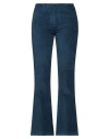 Acne Studios Woman Pants Navy Size 6 Cotton, Elastane In Navy Blue