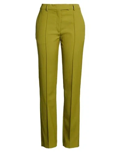 Acne Studios Woman Pants Sage Green Size 6 Polyester, Wool