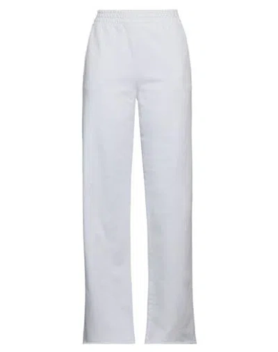 Acne Studios Woman Pants Sky Blue Size M Cotton