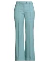 Acne Studios Woman Pants Turquoise Size 8 Polyester, Wool In Green