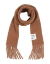 Acne Studios Woman Scarf Camel Size - Alpaca Wool, Wool, Nylon In Sand