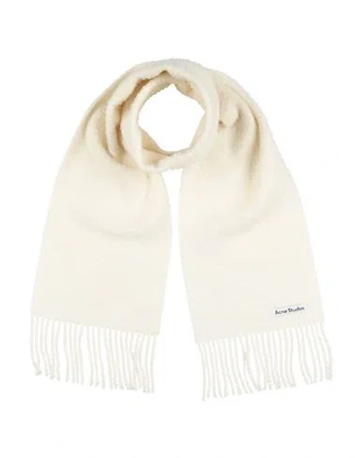 Acne Studios Woman Scarf Ivory Size - Wool In White