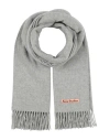 Acne Studios Woman Scarf Light Grey Size - Wool In Gray