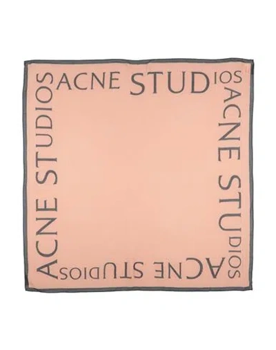 Acne Studios Woman Scarf Pink Size - Wool
