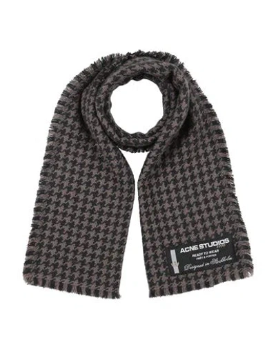 Acne Studios Woman Scarf Taupe Size - Wool In Gray