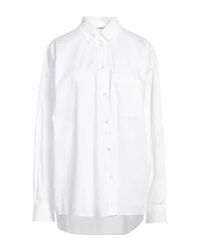 Acne Studios Woman Shirt White Size 4 Cotton