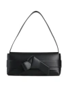 Acne Studios Musubi Elongated Hobo Bag -  - Leather - Black In Black
