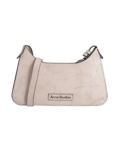 ACNE STUDIOS ACNE STUDIOS WOMAN SHOULDER BAG BLUSH SIZE - LEATHER