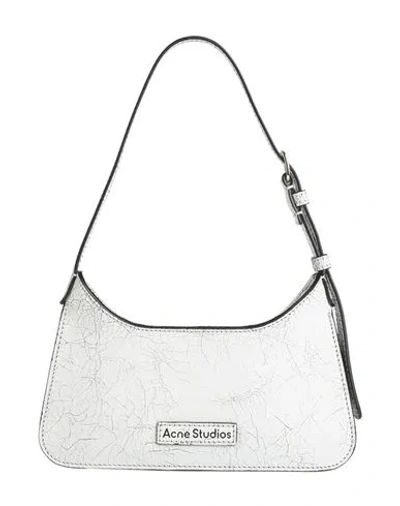 ACNE STUDIOS ACNE STUDIOS WOMAN SHOULDER BAG CREAM SIZE - LEATHER