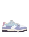 Acne Studios ブルー＆パープル Preppy ローカットスニーカー In Purple