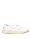 Acne Studios 20mm Steffey Leather Low Top Sneakers In White