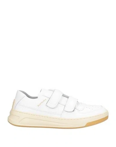ACNE STUDIOS ACNE STUDIOS WOMAN SNEAKERS WHITE SIZE 5 LEATHER