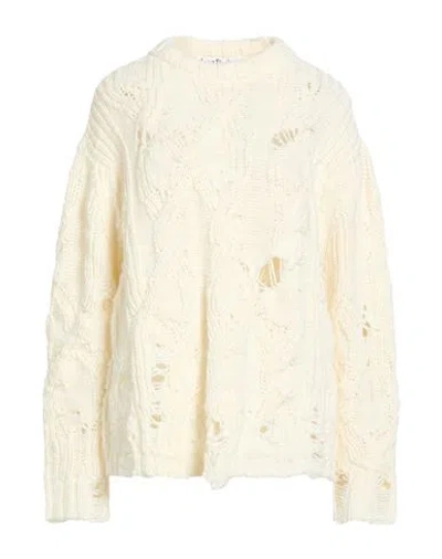 Acne Studios Woman Sweater Ivory Size Xs Wool